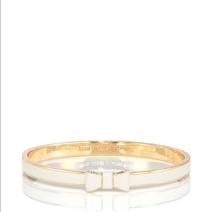 Kate Spade Take A Bow Bangle Cream